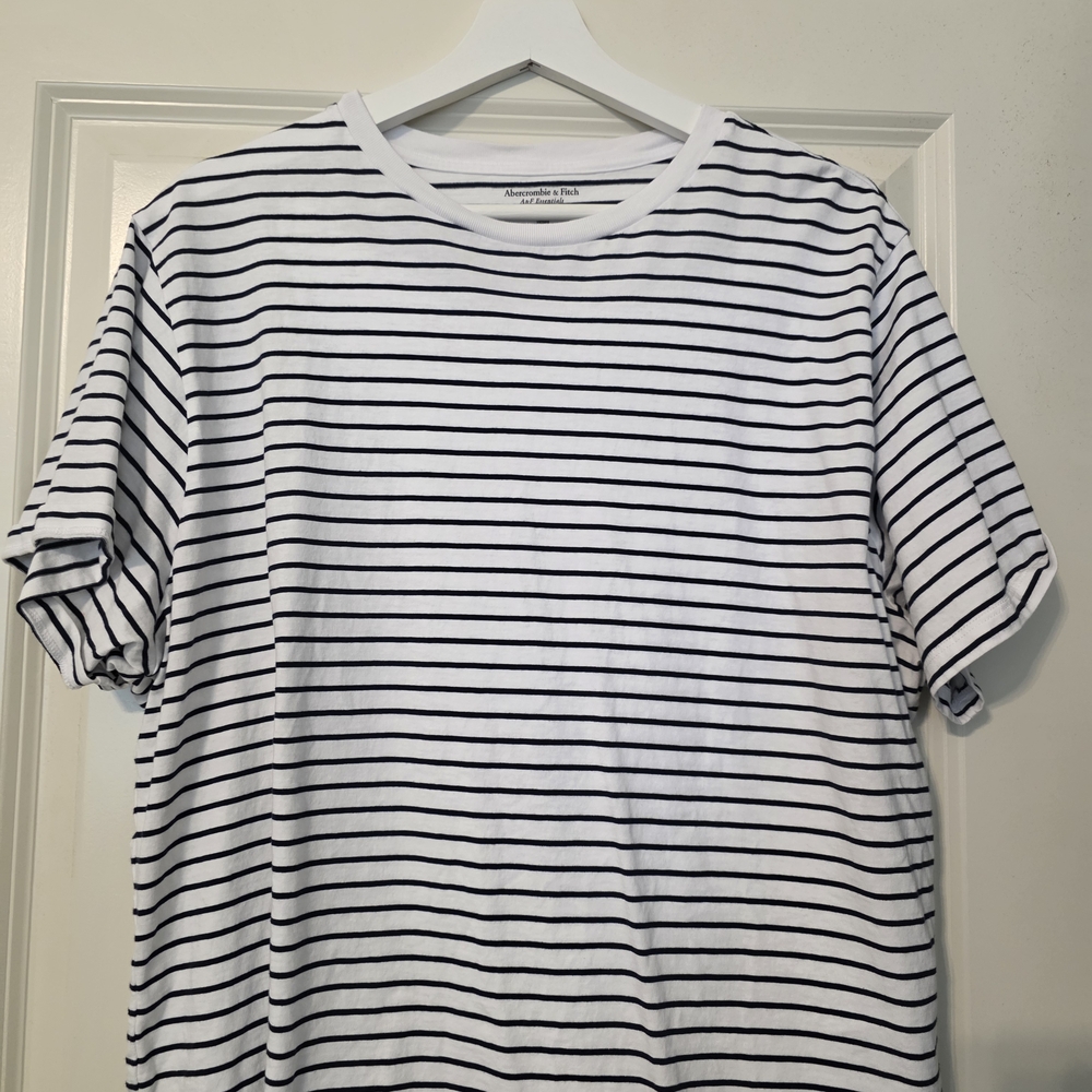 Abercrombie & Fitch Classic Striped Short Sleeve Tee